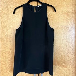Protagonist Silk Sleeveless Black Top